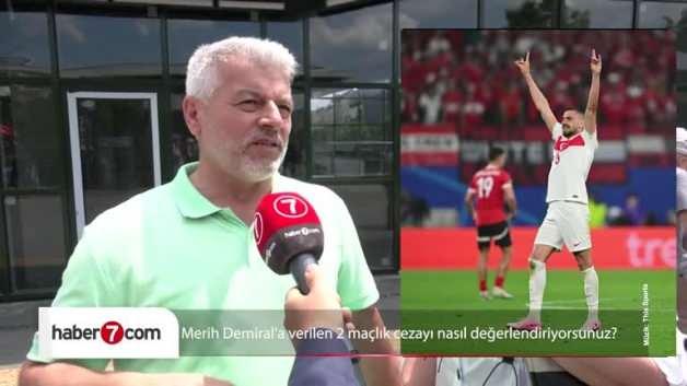 UEFA’nın Merih Demiral’a 2 maç ceza vermesine sokağın tepkisi nasıl oldu! UEFA’nın Merih Demiral’a 2 maç ceza vermesine sokağın tepkisi nasıl oldu!