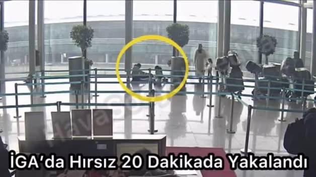İstanbul Havalimanı’ndaki hırsız 20 dakika içinde yakalandı İstanbul Havalimanı’ndaki hırsız 20 dakika içinde yakalandı