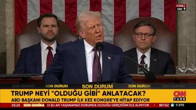 Trump dünyanın dört gözle beklediği konuşmayı yaptı Trump dünyanın dört gözle beklediği konuşmayı yaptı