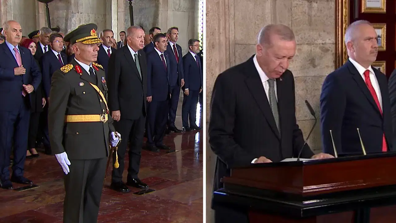 Devlet erkanı Anıtkabir’deydi… Erdoğan ‘Özel Defter’i imzaladı: ‘Emanetiniz olan Türkiye Cumhuriyeti emin ve ehil kadroların riyasetinde tam bir emniyet içinde’ – Son Dakika Siyaset Haberleri