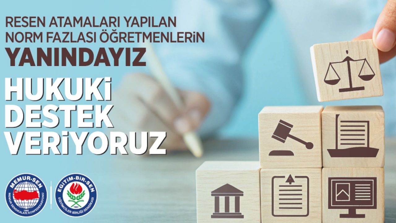 Resen Atamaları Yapılan Öğretmenlere Hukuki Destek Başlattık Resen Atamaları Yapılan Öğretmenlere Hukuki Destek Başlattık