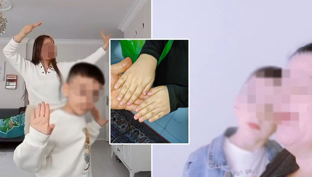 Ellerine oje sürdüğü oğlunu TikTok’ta dans ettirdi, baba velayet davası açtı