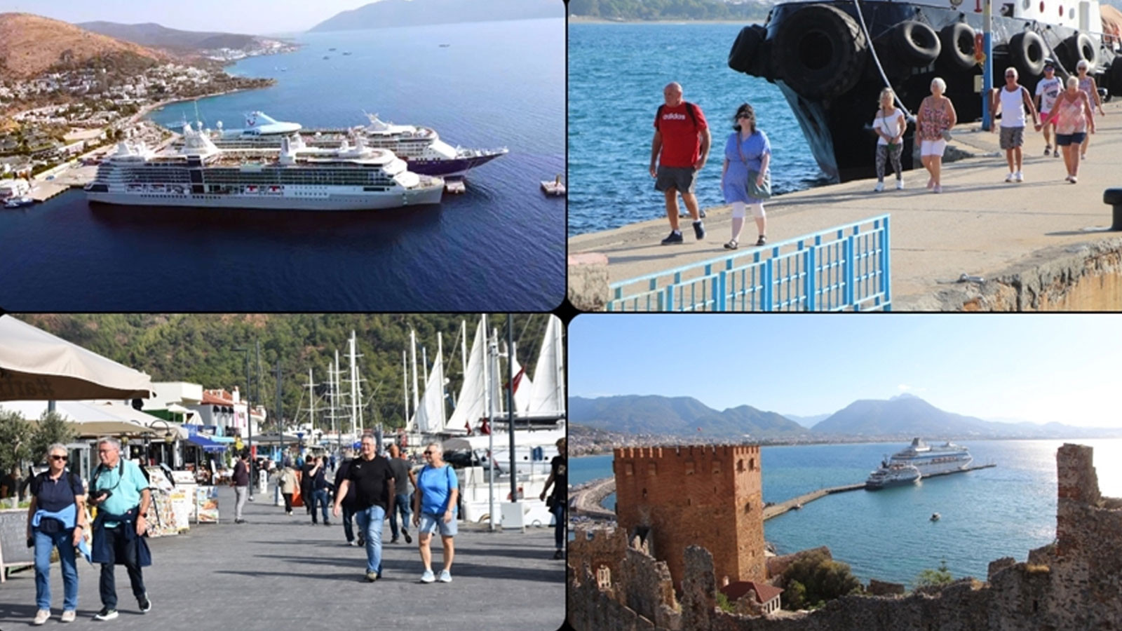 Kruvaziyer turizminde ağustosta rekor kırıldı Kruvaziyer turizminde ağustosta rekor kırıldı