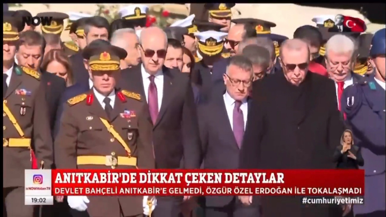 Bahçeli Anıtkabir’de yoktu, MHP’den hiç kimse Saray’a gitmedi