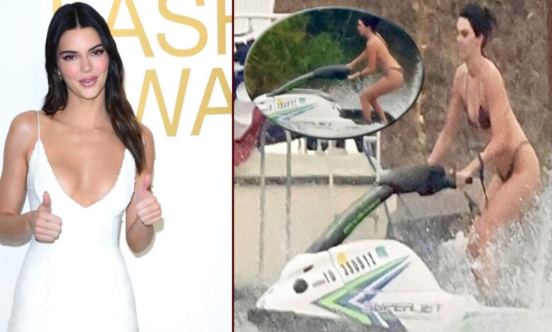 Kendall Jenner, Washington’da Jet Ski ile Eğlendi