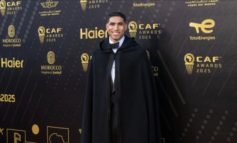 Afrika’da Yılın Futbolcusu Achraf Hakimi Seçildi