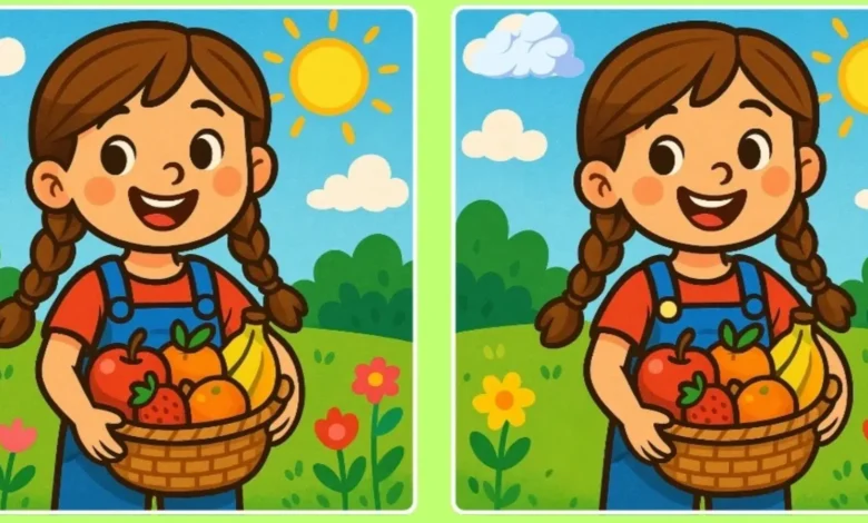 Meyve Sepeti Bulmacası: İki Resim Arasındaki Farklar